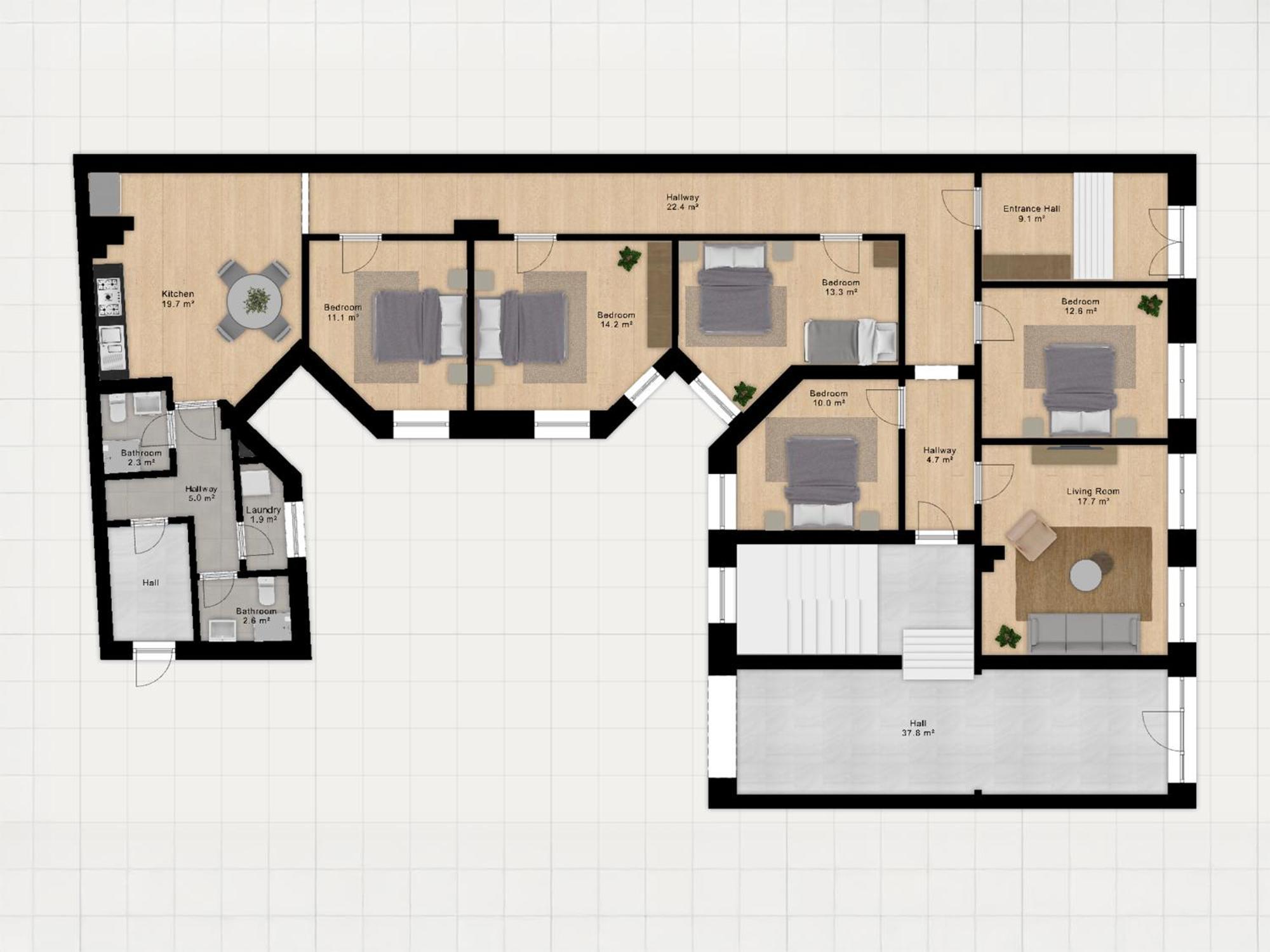 Sanders Noble - Fantastic 4-Bdr Apt In The Capital Copenhague Exterior foto